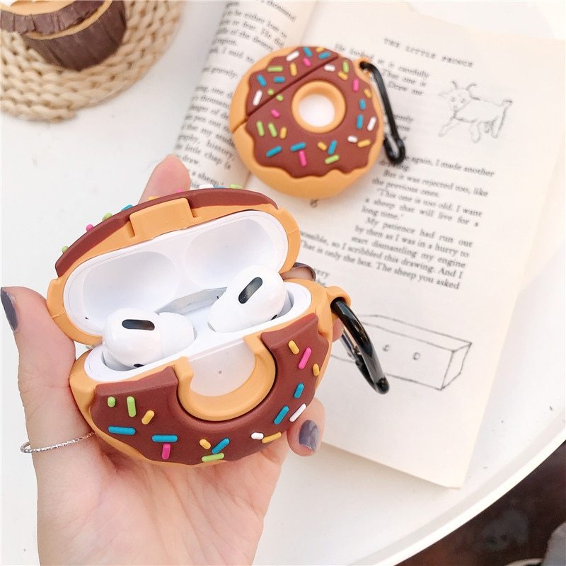 Compatible with Apple, Donuts  Case  Airpods Pro Silicone