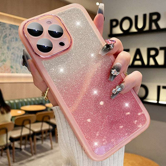 Transparent Glitter Phone Case Ultra-thin