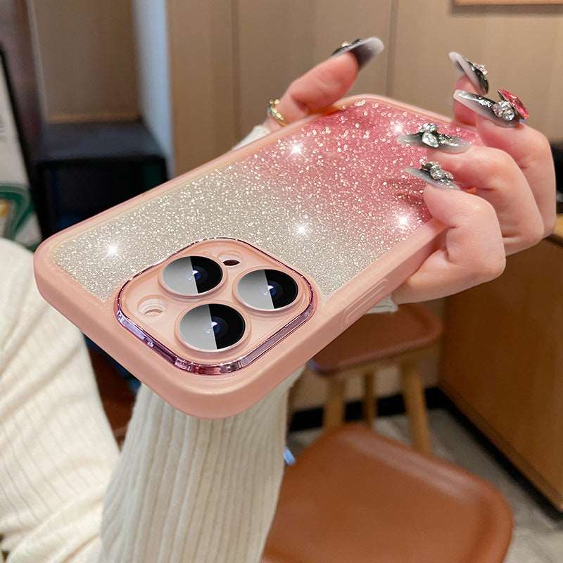 Transparent Glitter Phone Case Ultra-thin