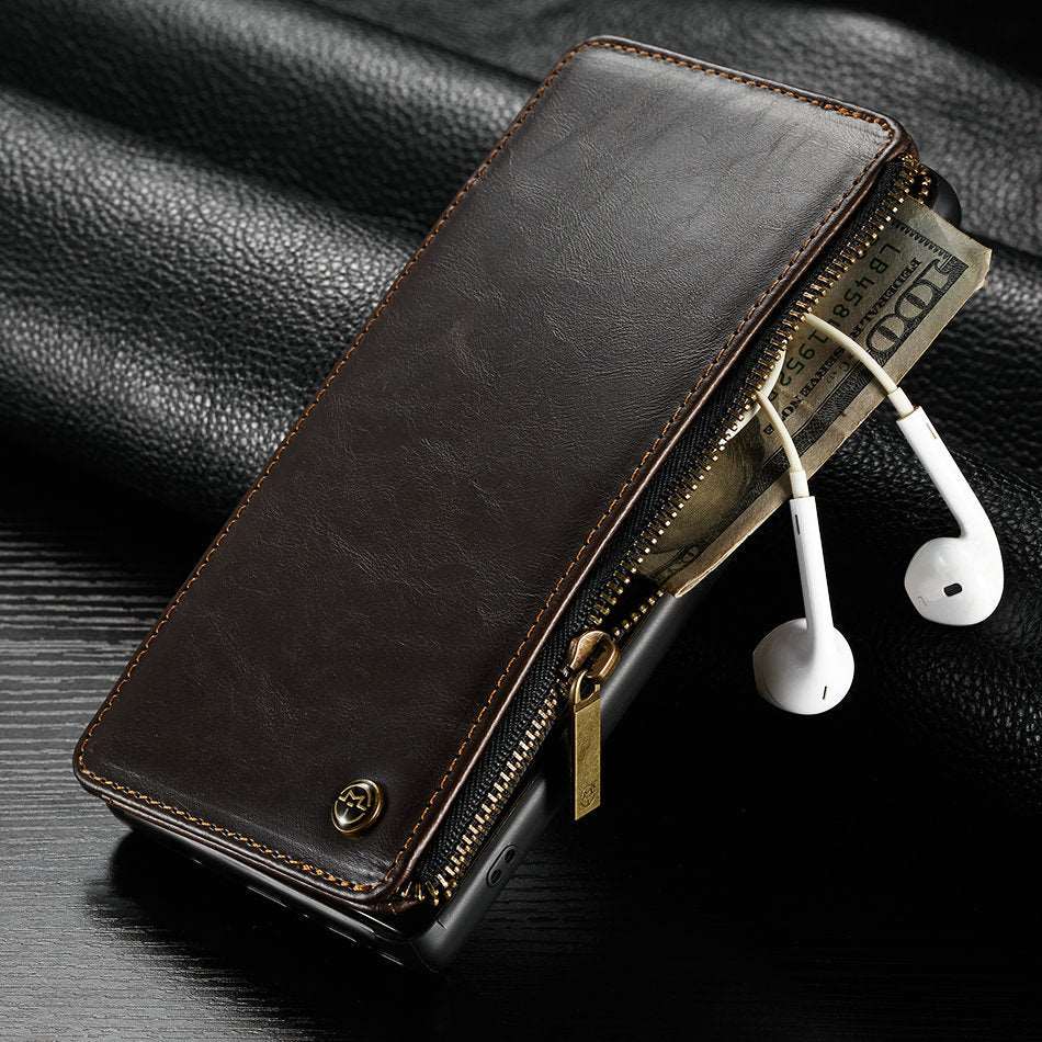 Leather case flip phone case